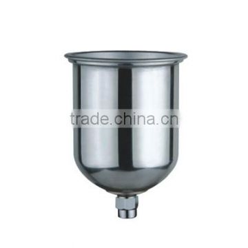 Replacement Spray Gun Metal Cup Pot, 600ml , Plastic Lid 3/8" Female Thread