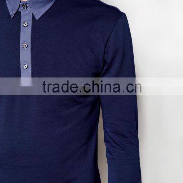 Fashion us Style Handsome Men Long Sleeve Polo Shirts for Sale photo-4