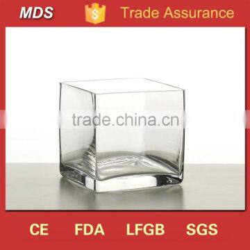 Discount Square Glass Cube Vases Bulk for Wedding Centerpieces Quality Choice