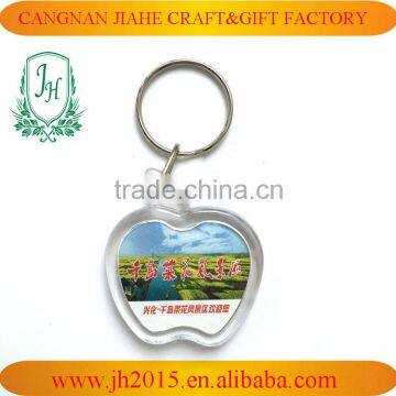 Promotional Clear Custom Blank Plastic Photo Frame Key Chain Picture Insert Logo Car Shape Keyring photo-4