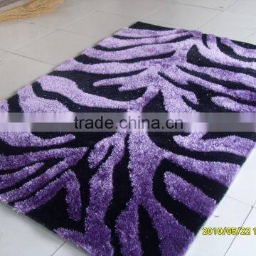 south korea silk shaggy rugs with 2.5cm pile