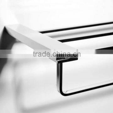 double brass towel rack