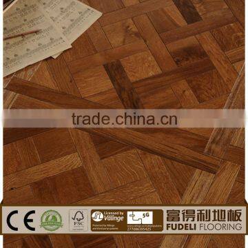 Bright color and high quality parquet flooring laminated oak