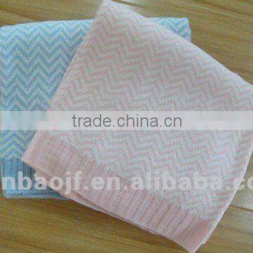 100% cotton knit baby blanket 1011