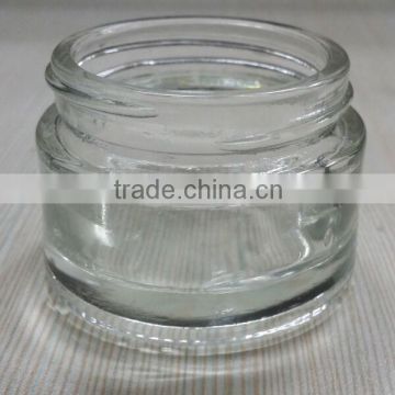 40ML cosmetic packaging clear glass cream jar