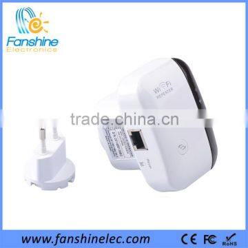 Fanshien Long Range 300Mbps Network Router Wifi Repeater with External Antennas