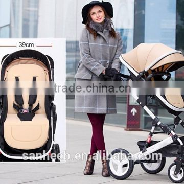 2016 New Style! Summer Deal! 3in1 Luxury City Select High View Anti-Shock Folding Baby Stroller,Travel System Infant Carriag