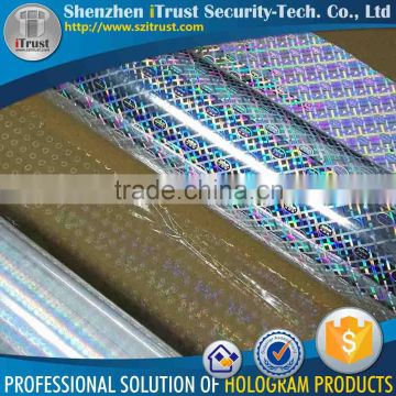 Self adhesive holographic plastic film roll                        
                                                Quality Choice