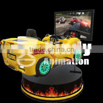 2015 oversea hot sale removable Dynamic racing driver training simulator