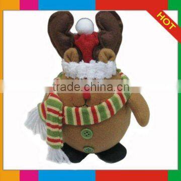 Christmas Decoration RT11A-8644D 7"deer foam body sitting