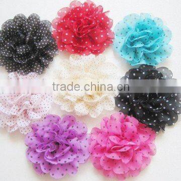 2013 New design wholesale DIY chiffon flower corsage H-32