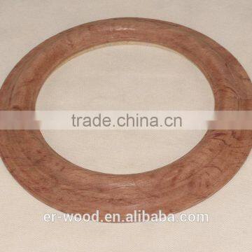 curved/round wood veneered moulding profile