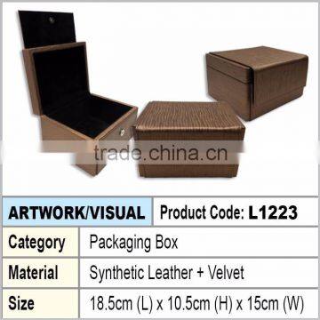 PU packaging box (10.5cm height)