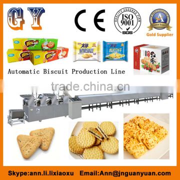 Automatic hard and soft biscuit processing line, sandwich crackers machine