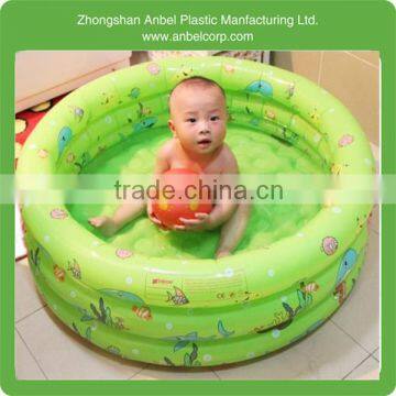 New 30" Tricyclic Inflatable Kids Swimming Bathtub Paddling Ball Pool 3-ring