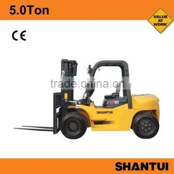 SHantui 2.5ton/3.5ton/4ton/5ton Diesel Rough Terrain Forklift Truck With Euro 3 Diesel