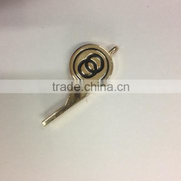 alloy office whistle handbag fitting