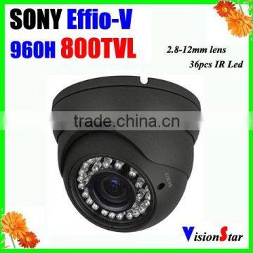New High Performance Super Wrd 800tvl Sony Effio-V DSP OSD Menu Vandalproof Dome Cctv Camera photo-2