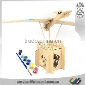 Best selling wooden Pterosaur learning toy in school lesson