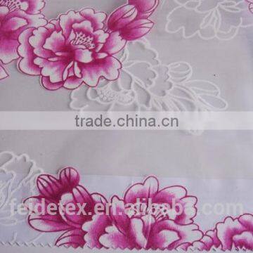 polyester burn-out curtain fabric