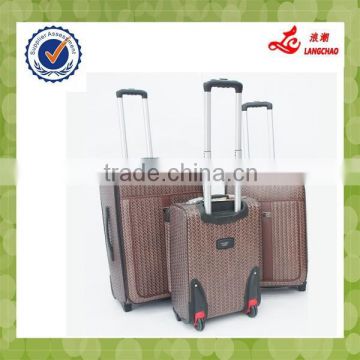 3pcs/set Luggage Travel High-end Spring Wheels luggage