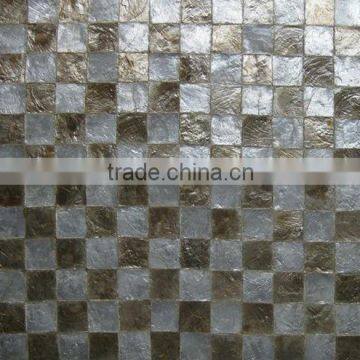 Silver/Golds Capiz shell mosiac tiles