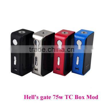 Hootting 100% Original 75Watt Hell's gate 75w TC Box Mod with TFT Screen