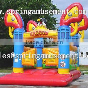 new design inflatable gun bouncer, inflatable jump castle SP-IB074