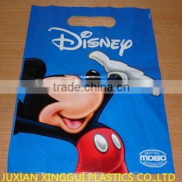 perforated plastic die cut bag with customer logo