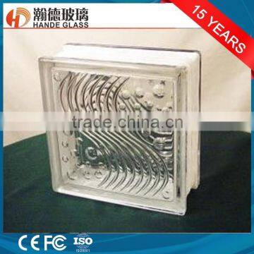 clear glass block 190*190*80mm