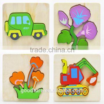 Wooden Small Puzzles For Small Kids photo-5
