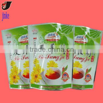 Stand up tea packaging bag