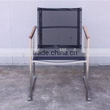 outdoor Rattan furniture China of stainless steel chair