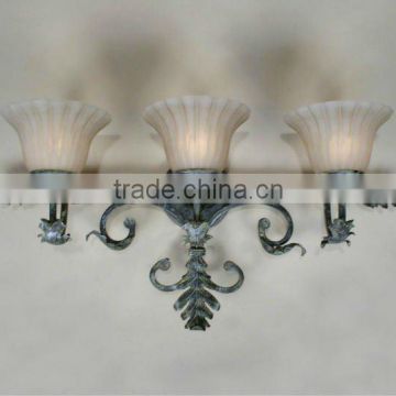 3 light rustic hotel use sconce wall light/lamp with UL