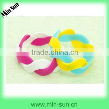 2013 hot sale personalized printed silicone bracelet for promotional gift