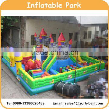 Latest outdoor inflatable dinosaur castle, inflatable park for kids children playground