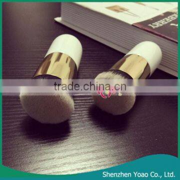 New Arrival Nylon Hair Wooden Handle Ultra Plush Powder Brush Makeup