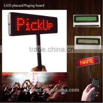 Multilingual Rechargeable Electronics Programable LED Placard/Paging Board/Pick-up Card/ Picking Cards Display photo-4