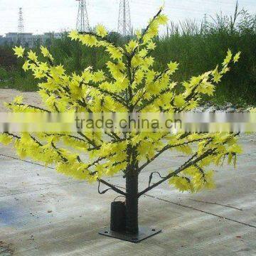 yellow maple led tree light