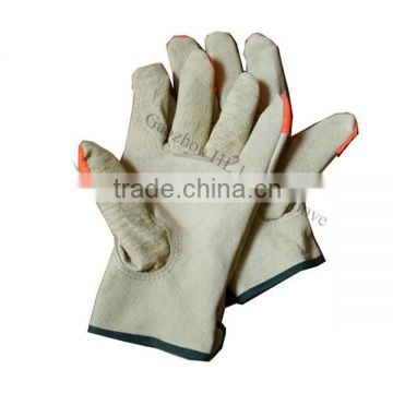 hand protection pig split leather gloves