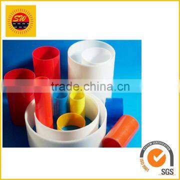 2" hollow pvc abs pp plastic colored tube