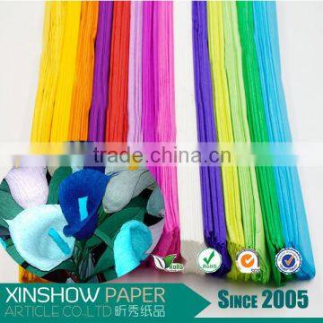 Best Wrapping flower/crepe paper factory price /china artificial flowers