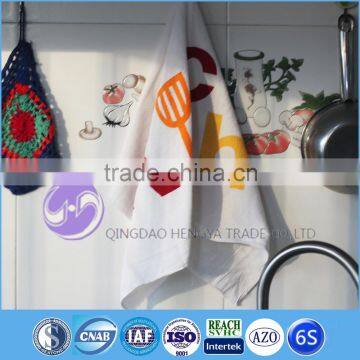 china supplier custom printed terry cloth cotton dish towel