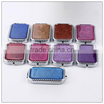 Silver color Custom Made Logo Stainless Steel rectangular mirror 9 color mixture