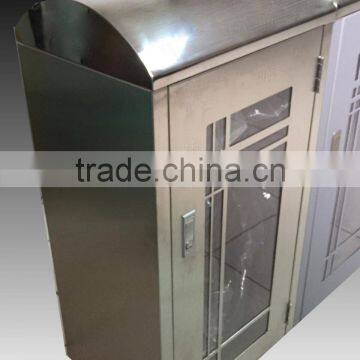 High Quality Stainless Square Dustbin Design Public Dustbin photo-4