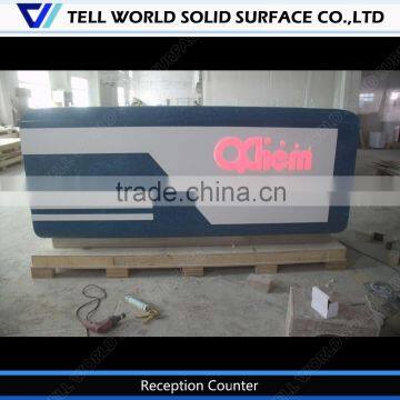 Office Counter New Design/reception Counter Pictures/straight Reception Desk