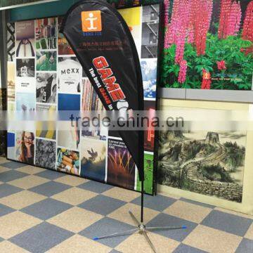 Double Side Print Polyester Flying Banner Flag Stand Teardrop Flag Fabric Banner