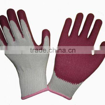 Cheap latex dipped garden women work glove