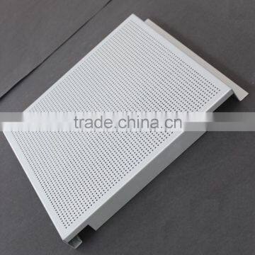 Dia. 2.5MM Round - Straight Perforations Ceiling Panel Aluminum E shaped Hook on Ceiling