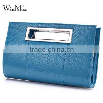 2016 Ladies Alligator PU Leather Handbag Women Party Evening Bag photo-6